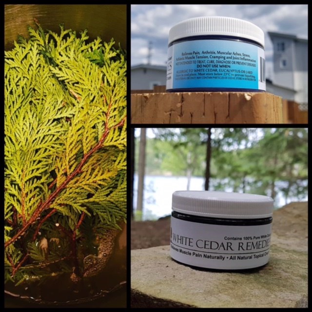 Natural healing body care made from cedar trees